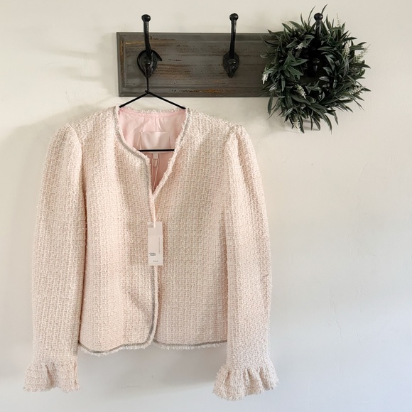 Rebecca Taylor Jackets & Blazers - NWT $550 Rebecca Taylor Pink Tweed Jacket 0